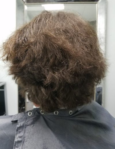 men's hair cut before