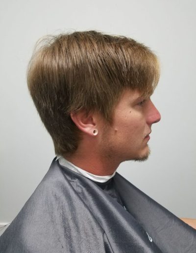 men's hair cut before